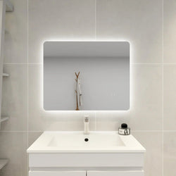 Frameless LED Mirrors - RJ Bathroom