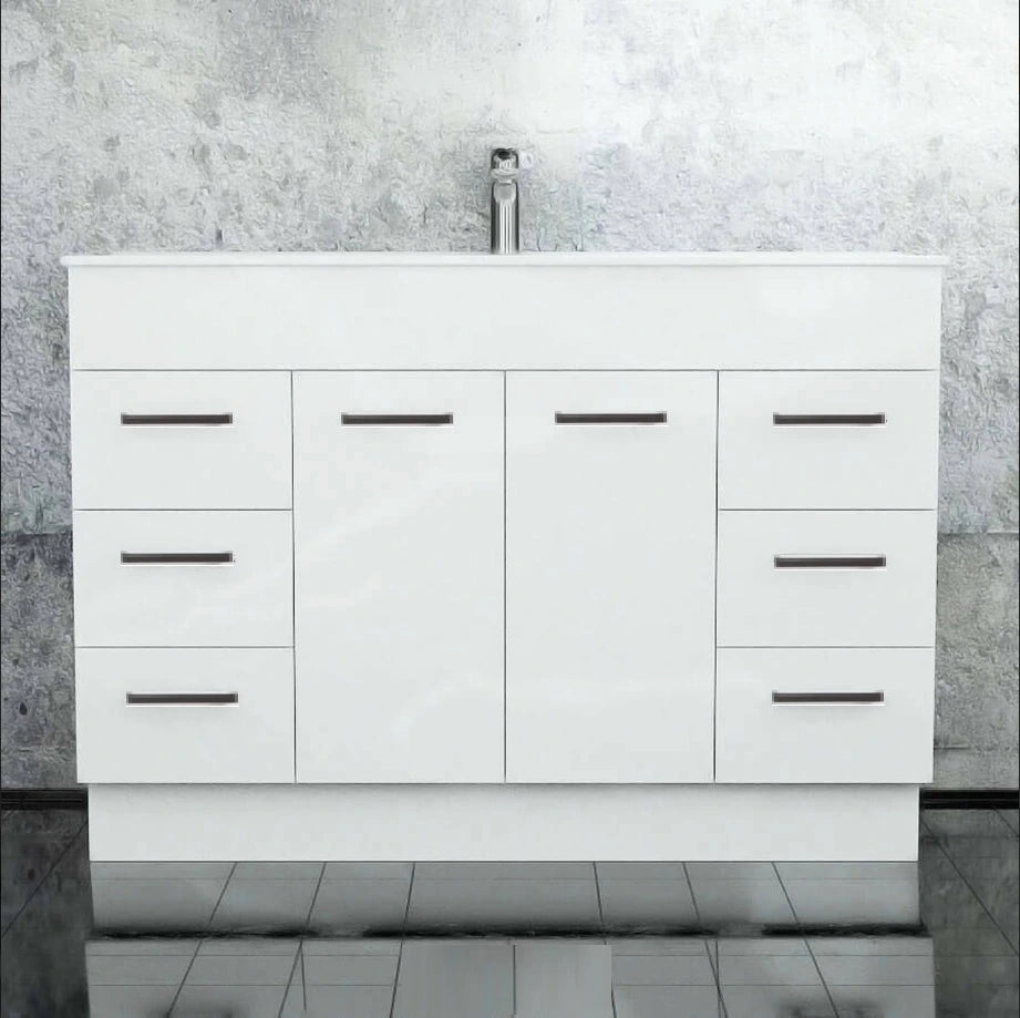 Noah Classic Square Handles 1200mm Freestanding Vanity
