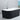 Elivia Back to Wall Freestanding Bathtub Gloss Black And White - RJ Bathroom