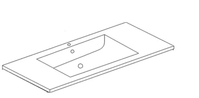 Hampton Shaker Slim Narrow Compact 750*360mm Wall Hung Vanity - RJ Bathroom