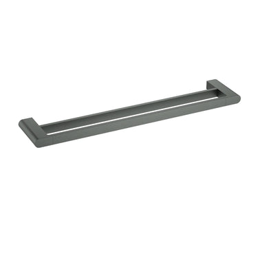 Ikon Flores Gun Metal double towel rail 600mm (55302-600-GM)
