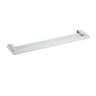 Ikon Flores Chrome double towel rail 800mm – 600mm size shown (55302-800)