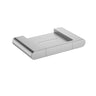 Ikon Flores Brushed Nickel soap dish (55310-BN)