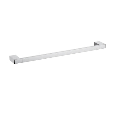 Ikon Ceram Chrome single towel rail 600mm