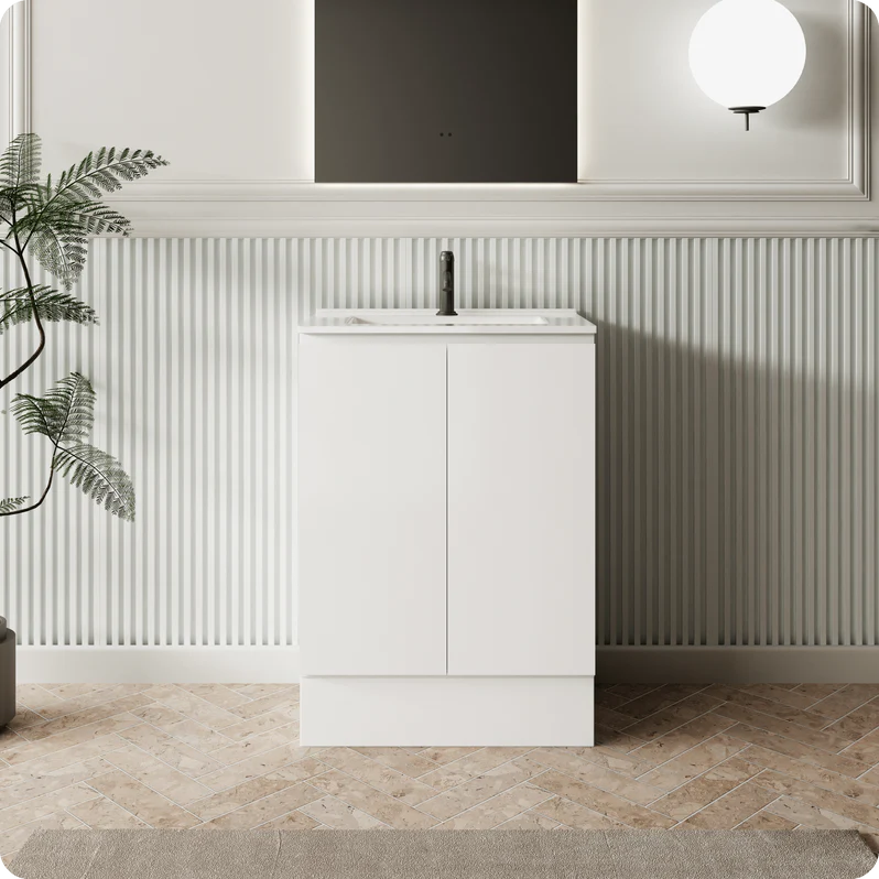 Noah 600mm Freestanding Kickboard Bathroom Vanity