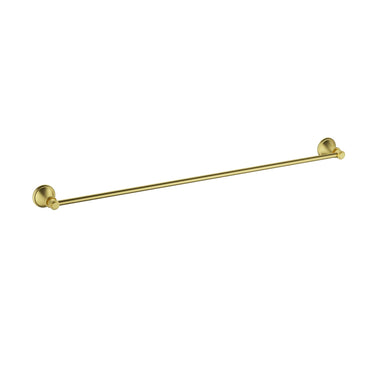 Ikon Clasico Hampton Brushed Gold Single Towel Rail 600mm (66501-600BG)