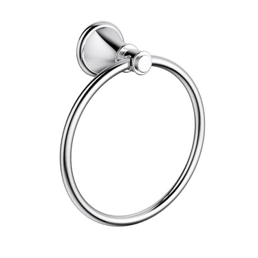 Ikon Clasico Hampton Chrome Towel Ring (66503)