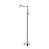 Ikon Clasico Hampton Chrome Freestanding Bath Mixer - Ceramic Handle