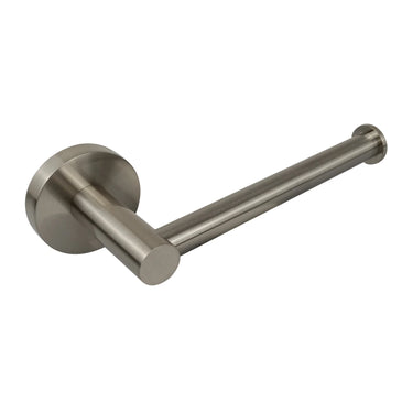 Ikon Otus Brushed Nickel Toilet Roll Holder - Solid Brass (8116A-BN)
