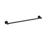 Ikon Linie Fluted Matte Black single towel rail