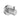 Ikon Linie Fluted Brushed Nickel robe hook