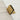 Covey Frameless Arched Fixed Panel Shower Screen Brushed Gold - RJ Bathroom