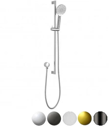 Cora Round Sliding Hand Shower Rail Set - RJ Bathroom