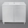 Hampton Shaker 900mm Matte White Two Doors Freestanding Vanity - RJ Bathroom
