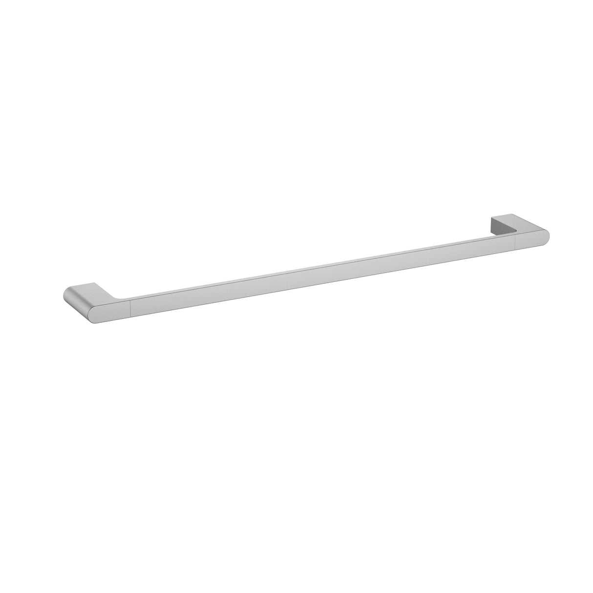 Cora Single Towel Rail 600mm Brushed Nickel