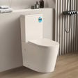 Modern toilet in a bathroom setting with a neutral color scheme