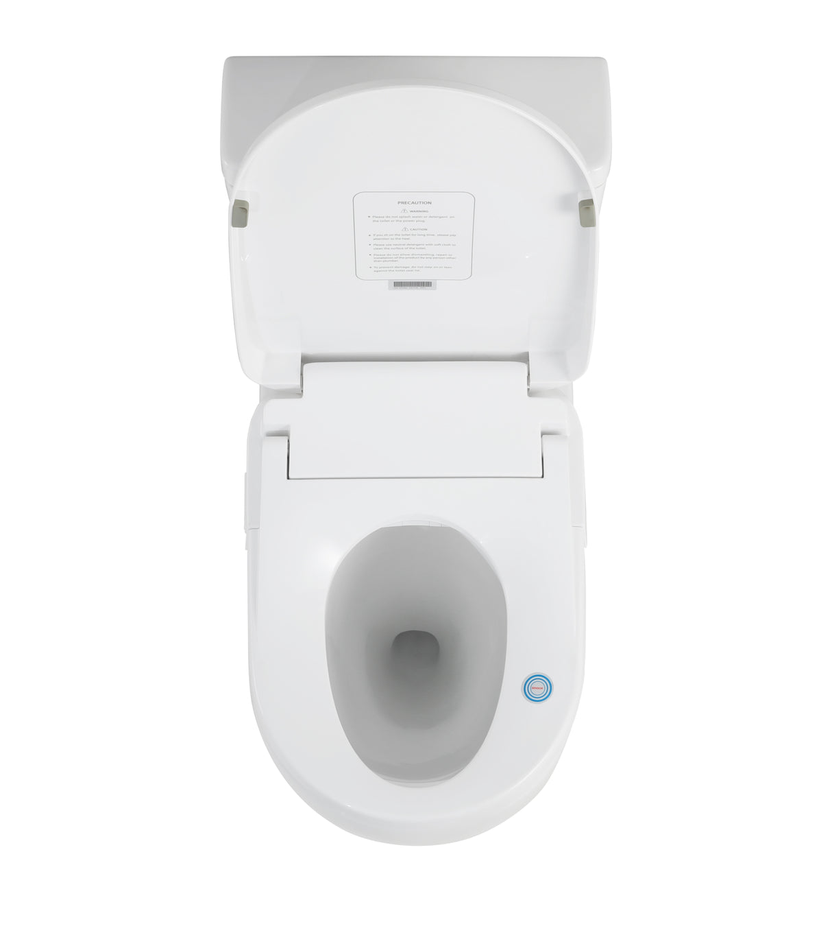 Zeus Rimless Tornado Silent High End Back To Wall Toilet Suite with Bidet Smart Seat