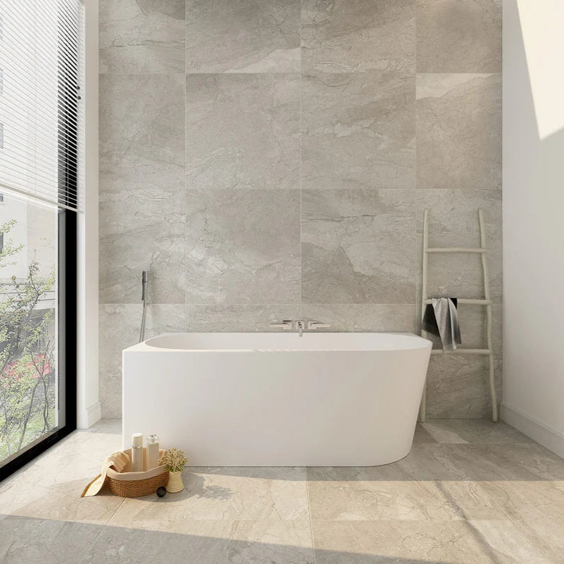 Nova 1500mm Ultra-Thin Left Corner Back to Wall Bathtub