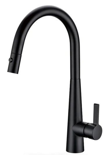 Otus Kitchen Sink and Laundry Lux Pull-Out Mixer Black