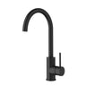 Otus Matte Black Slimline Sink Mixer, front view