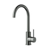 Otus Gun Metal Slimline Sink Mixer, front view