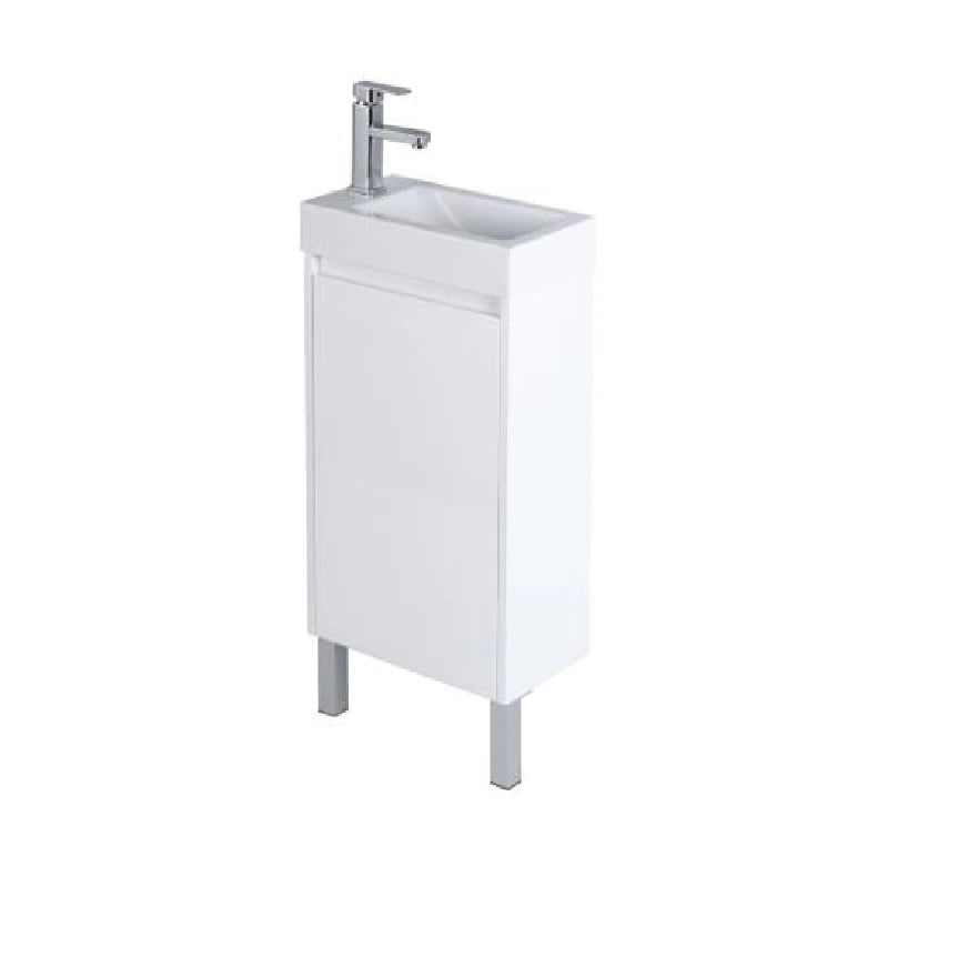 Ensuite Slim Narrow Compact PVC Waterproof Bathroom Vanity 450mm