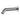 Otus Stainless Steel Slimline Bath Spout 220mm