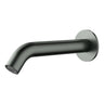 Otus Gun Metal Slimline Bath Spout 220mm - Stainless Steel