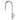 Otus Chrome Slimline Gooseneck Pull-Out Sink Mixer - Stainless Steel
