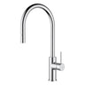 Otus Chrome Slimline Gooseneck Pull-Out Sink Mixer - Stainless Steel