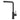 Otus Matte Black Slimline Pull-Out Sink Mixer - Stainless Steel