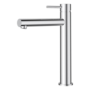 Otus Chrome Slimline Tall Basin Mixer Straight Spout - Stainless Steel