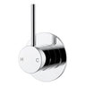 Otus Chrome Slimline Shower Bath Wall Mixer Lever Up - Stainless Steel
