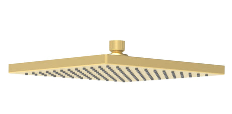 Rosa | Square Plastic Rain Shower Head 200mm Brushed Gold