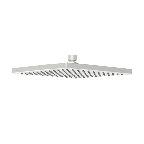 Rosa | Square Plastic Shower Head 200mm Brushed Nickel