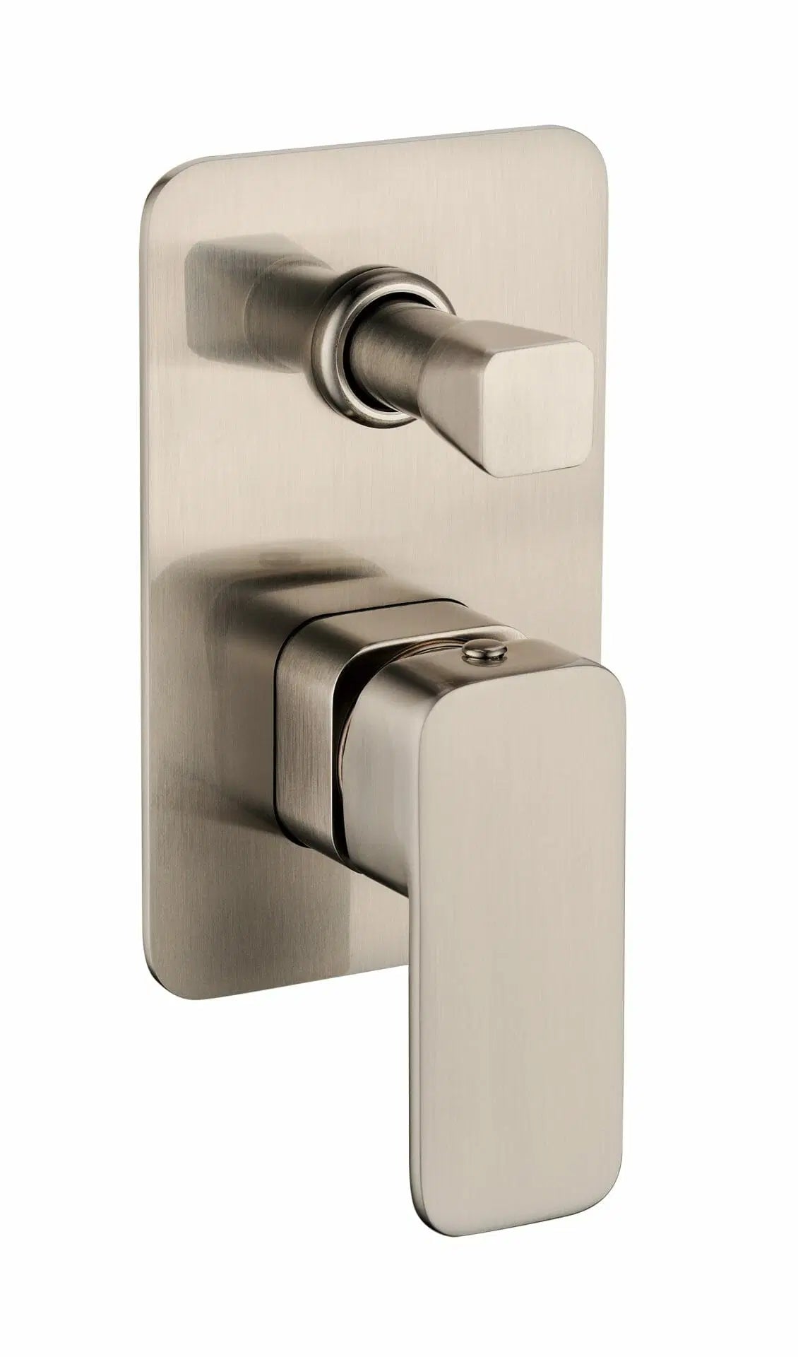 Nova Wall Mixer with Top Diverter Brushed Nickel