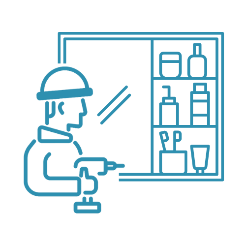 1200mm Mirror Cabinet Installation (SYD only)