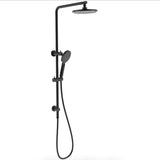 Cora Matte Black Multi-Function 2 in 1 Shower Rail Set - RJ Bathroom