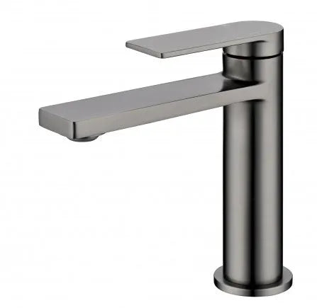 Ruki Gun Metal finish Basin Mixer for Vanity - RJ Bathroom