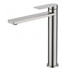 Ruki High Rise Basin Mixer Brushed Nickel - RJ Bathroom