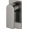 Ruki Wall Mixer Shower Bath Mixer Brushed Gun Metal - PBS3001-GM - RJ Bathroom