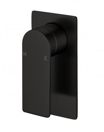 Ruki Wall Mixer Shower Bath Mixer Matte Black - PBS3001-B - RJ Bathroom