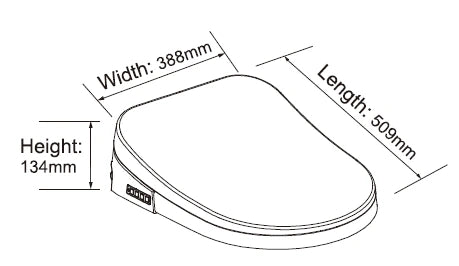 Bendo Tornado Rimless High End Back To Wall Toilet Suite with Bidet Smart Seat
