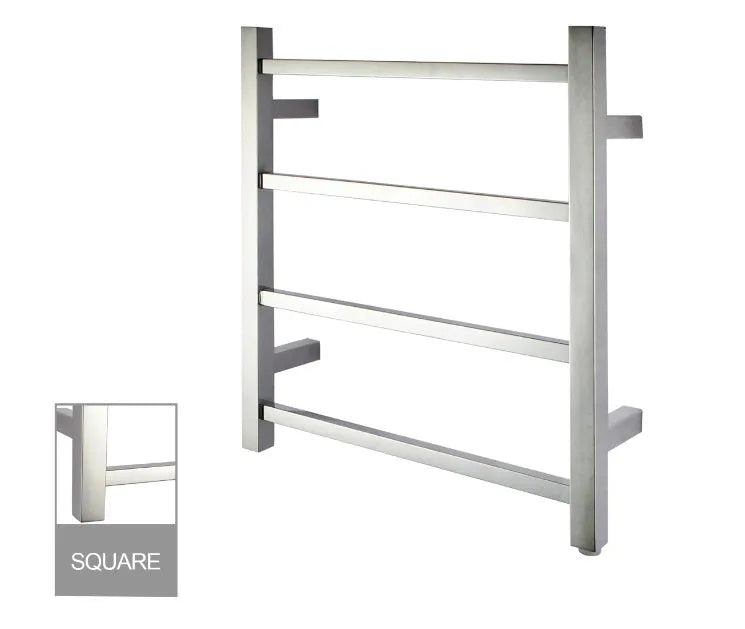 Electric Heated Towel Rail Towel Rack 4 Bars - RJ Bathroom