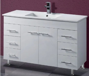 Noah Classic Square Handles 1200mm Freestanding Bathroom Vanity - RJ Bathroom