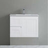 Acacia Hampton Shaker 750x360mm PVC Waterproof Ensuite Slim Narrow Compact Wall Hung Vanity - RJ Bathroom
