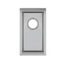 Aquaperla 250x450mm Single Bowl Kitchen Sink - Stainless Steel, Top or Undermount