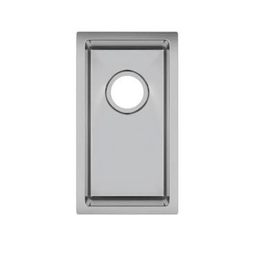 Aquaperla 250x450mm Single Bowl Kitchen Sink - Stainless Steel, Top or Undermount