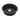 Aquaperla Arete 461mm Round Matte Black Single Bowl Granite Sink