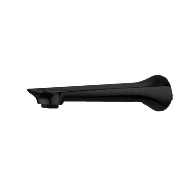 Aquaperla AU Matte Black Bath Spout 180mm - Wall Spout